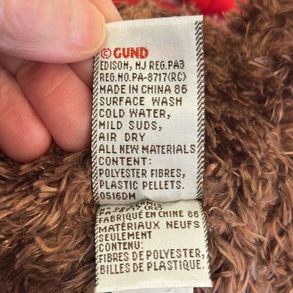 GUND School Boy Brickley Bear stuffed animals Teddy Bear Plush 15” - Picture 9 of 10